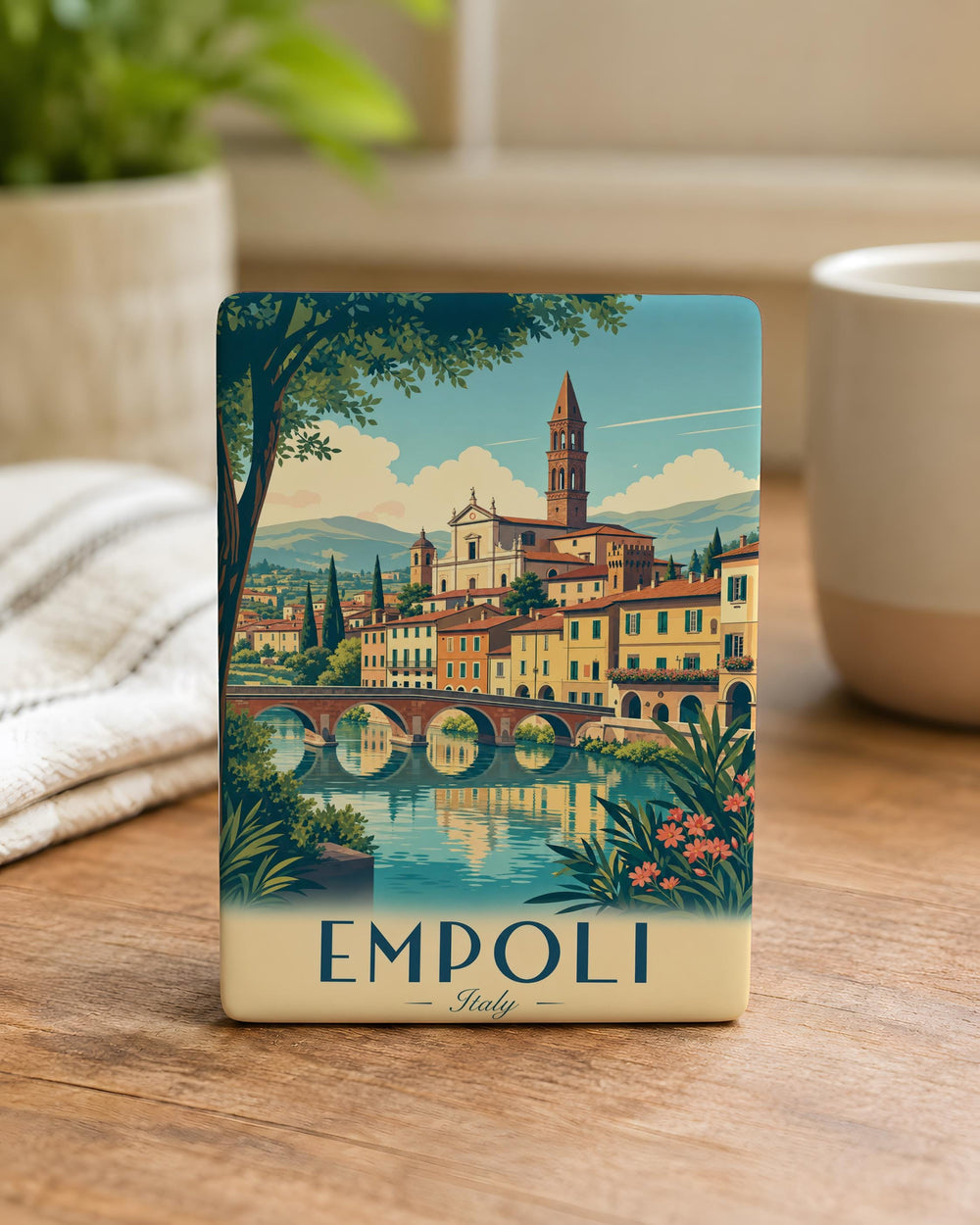 Empoli Italy Fridge Magnet, Empoli Souvenir Magnet, Tuscany Travel Keepsake, Italy City Landmark Refrigerator Magnet