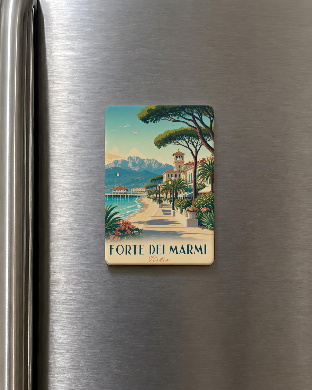 Forte dei Marmi Italy Fridge Magnet, Tuscany Coastal Town Souvenir Magnet, Forte dei Marmi Travel Gift Magnet