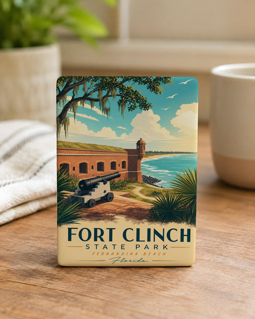 Fort Clinch State Park Fridge Magnet, Florida State Park Souvenir Magnet, Fernandina Beach Travel Keepsake Magnet
