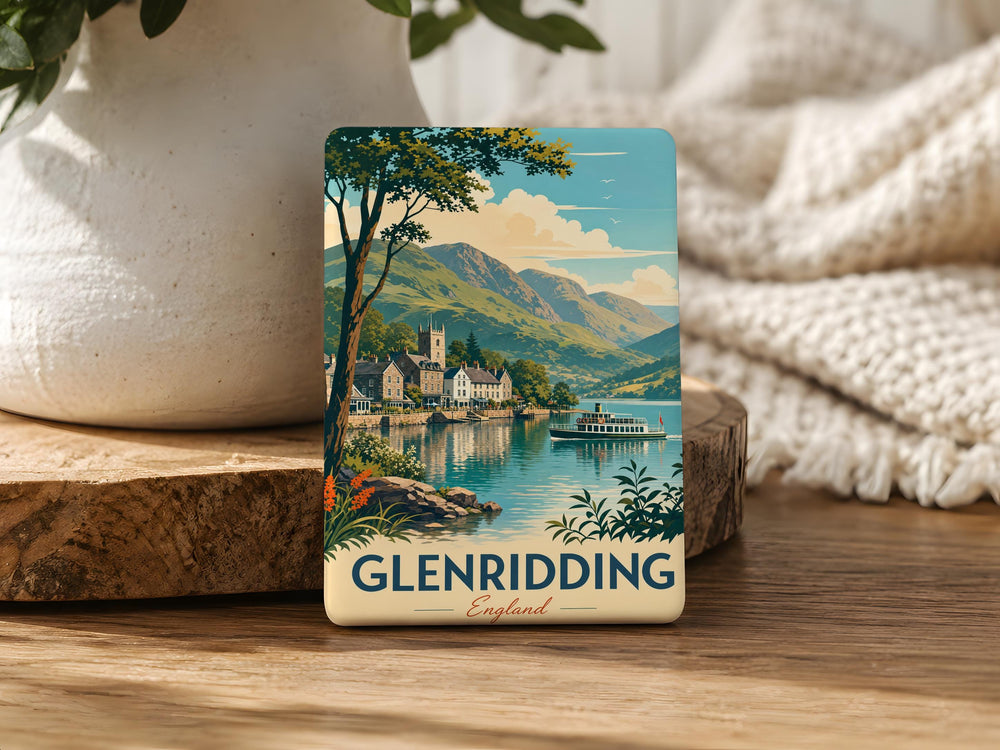 Glenridding England Fridge Magnet, Lake District Souvenir Magnet, Glenridding Village Travel Keepsake Magnet