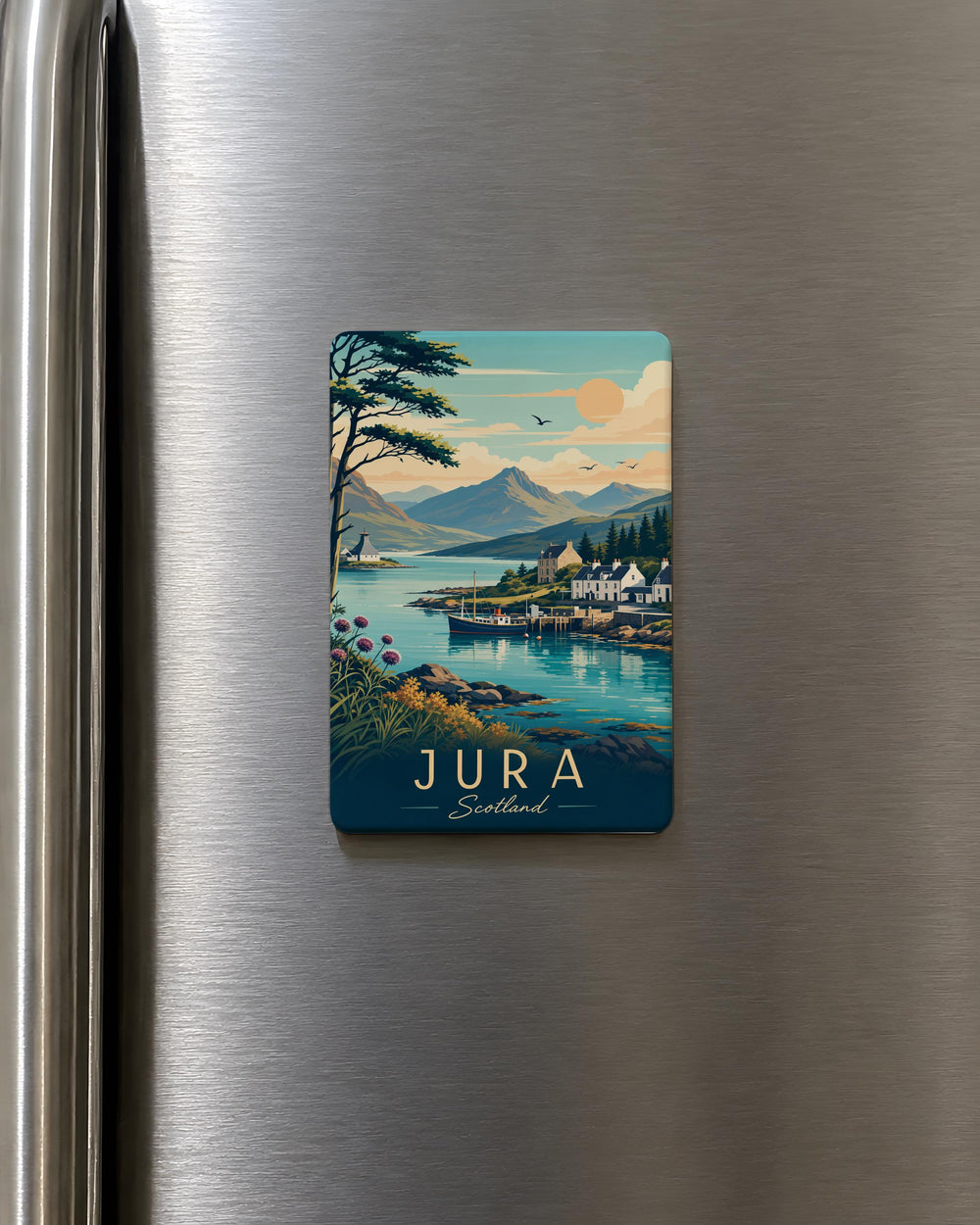 Jura Scotland Fridge Magnet, Isle of Jura Souvenir Magnet, Scottish Island Travel Keepsake, Scotland Gift Magnet