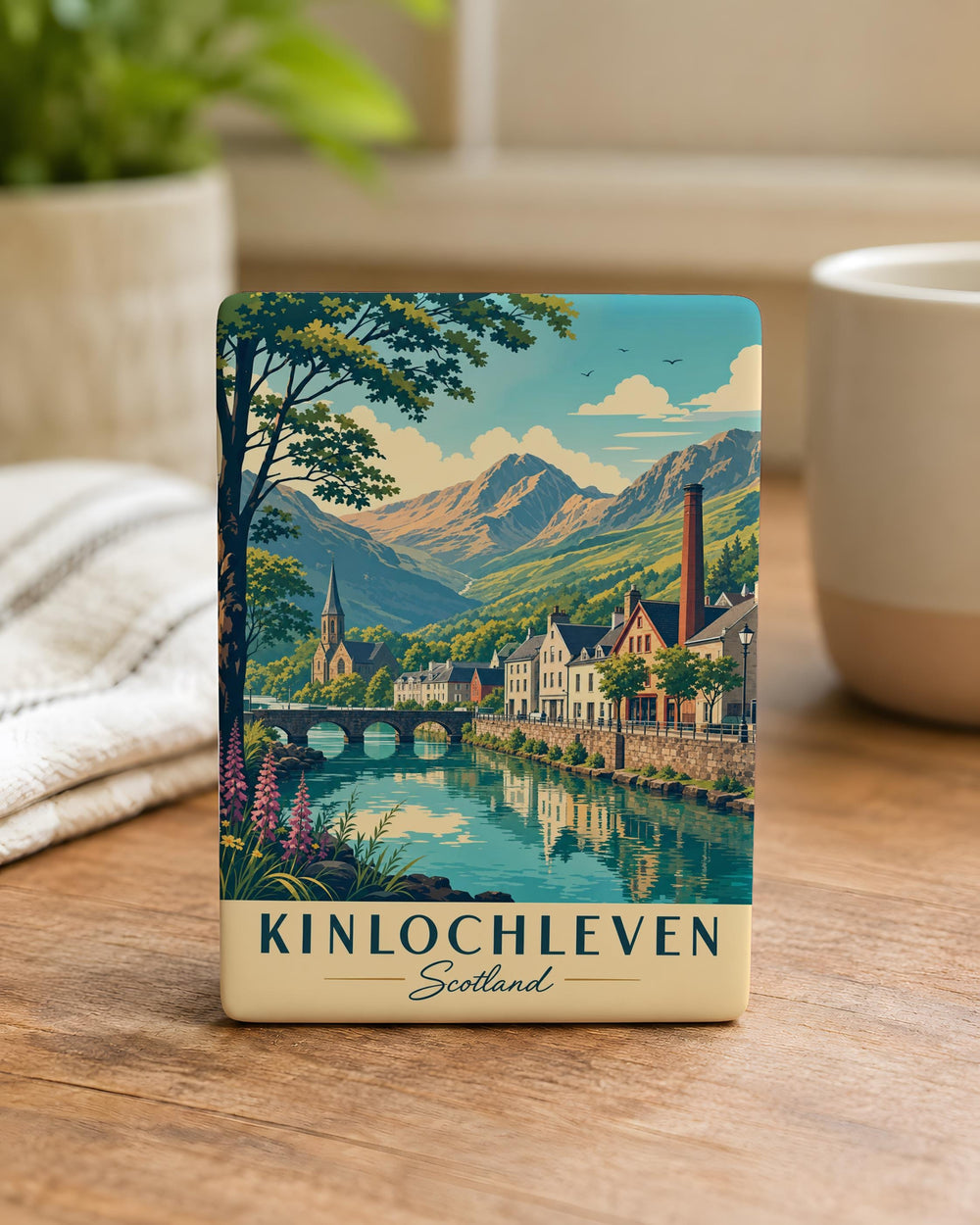 Kinlochleven Scotland Fridge Magnet, Highland Village Souvenir, Scottish Highlands Travel Keepsake, Kinlochleven Gift