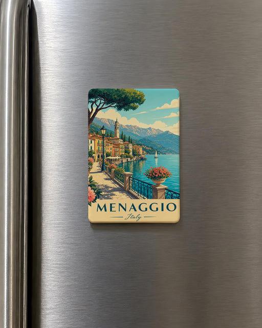 Menaggio Italy Fridge Magnet, Lake Como Souvenir Magnet, Menaggio Travel Gift, Italian Lakes Vacation Keepsake Magnet