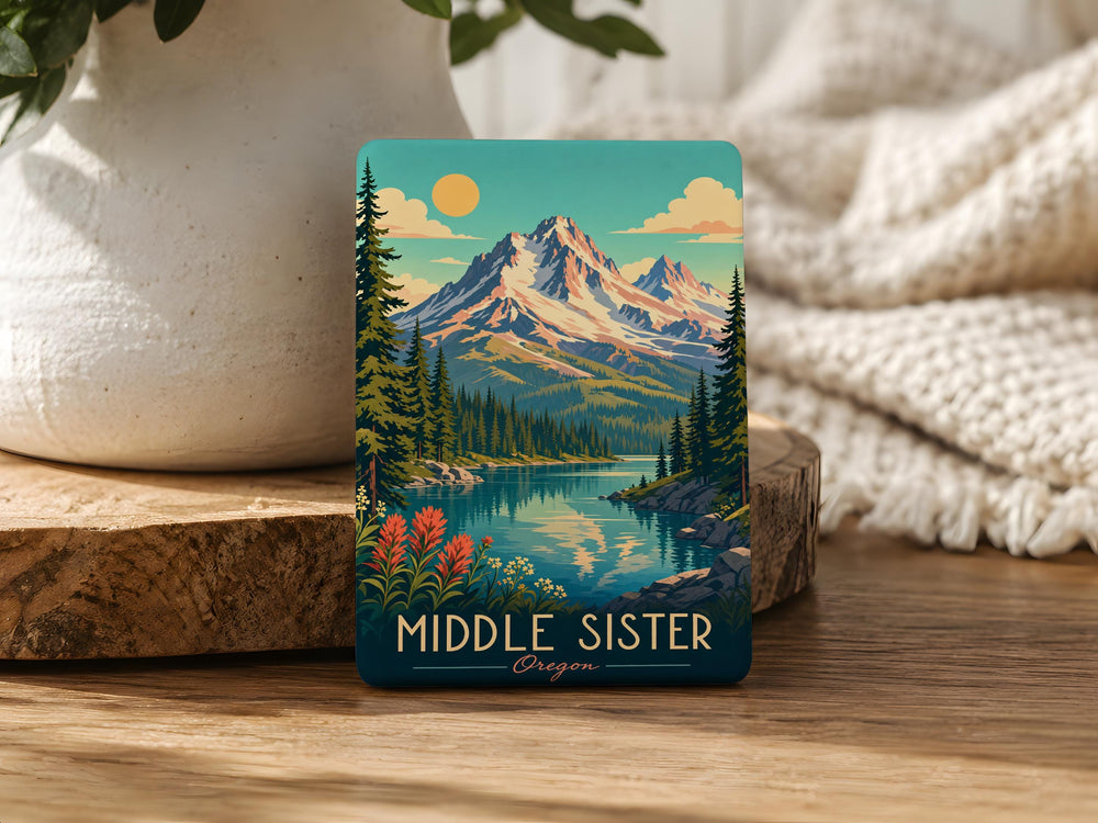 Middle Sister Fridge Magnet, Sister Gift, Sibling Humor Magnet, Family Quote Kitchen Magnet, Middle Child Gift for Sister