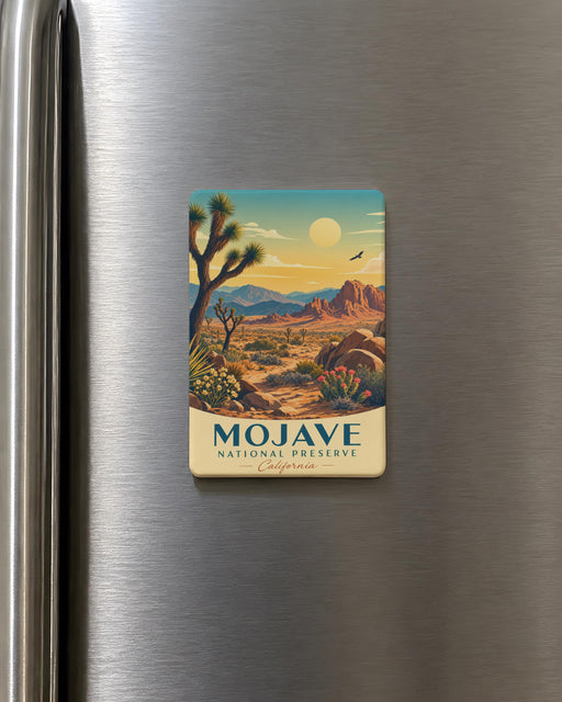 Mojave National Preserve Fridge Magnet, California Desert Landmark Souvenir, Travel Keepsake Magnet, National Park Gift