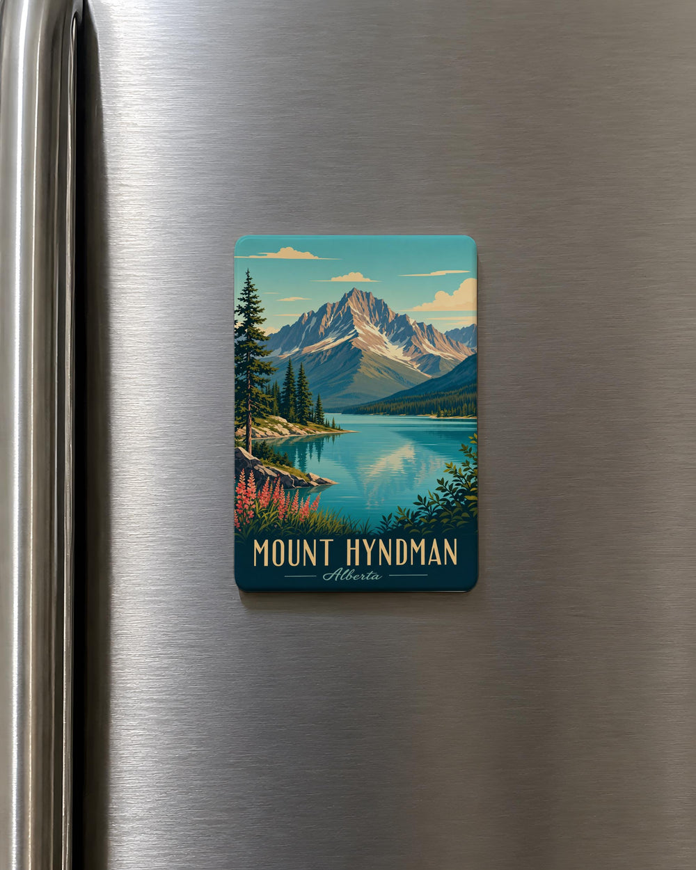 Mount Hyndman Fridge Magnet, Colorado Mountain Peak Souvenir Magnet, Hiking and Climbing Gift, Outdoor Adventure Decor