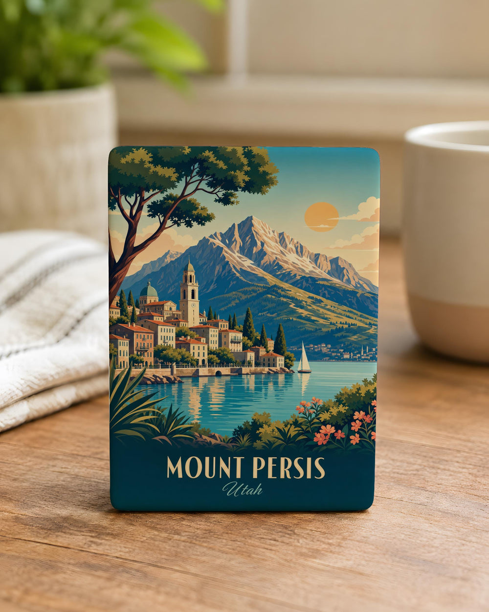 Mount Persis Fridge Magnet, Washington Mountain Souvenir Magnet, Hiking Trail Keepsake, Pacific Northwest Travel Gift