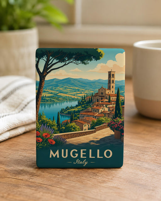 Mugello Italy Fridge Magnet, Tuscany Travel Souvenir, Mugello Landmark Keepsake, Italy Vacation Gift, Kitchen Magnet
