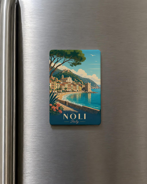 Noli Italy Fridge Magnet, Noli Liguria Souvenir Magnet, Italian Riviera Coastal Town Travel Gift, Italy Vacation Keepsake