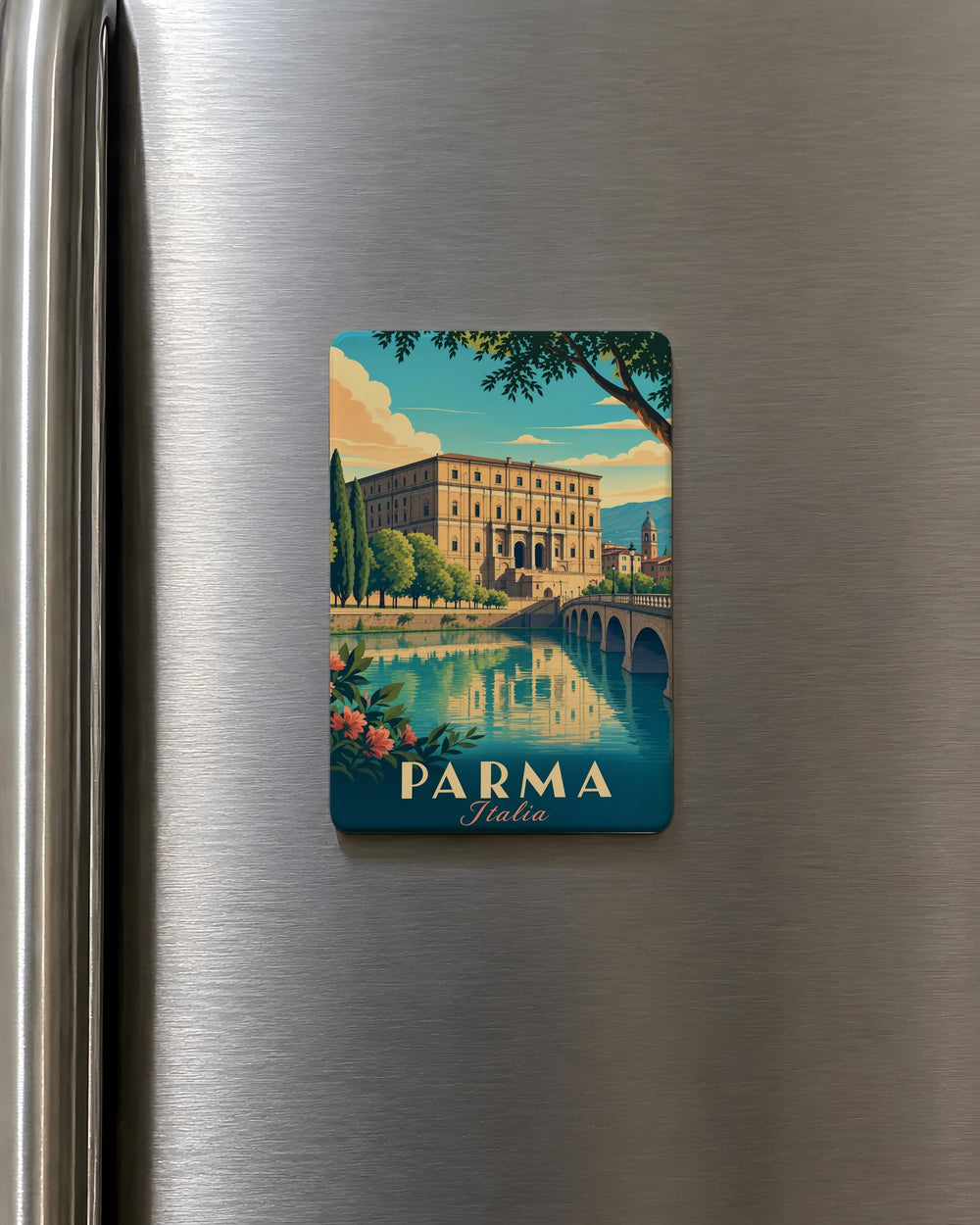 Palazzo della Pilotta Fridge Magnet, Parma Italy Landmark Souvenir Magnet, Historic Palace Travel Keepsake Gift