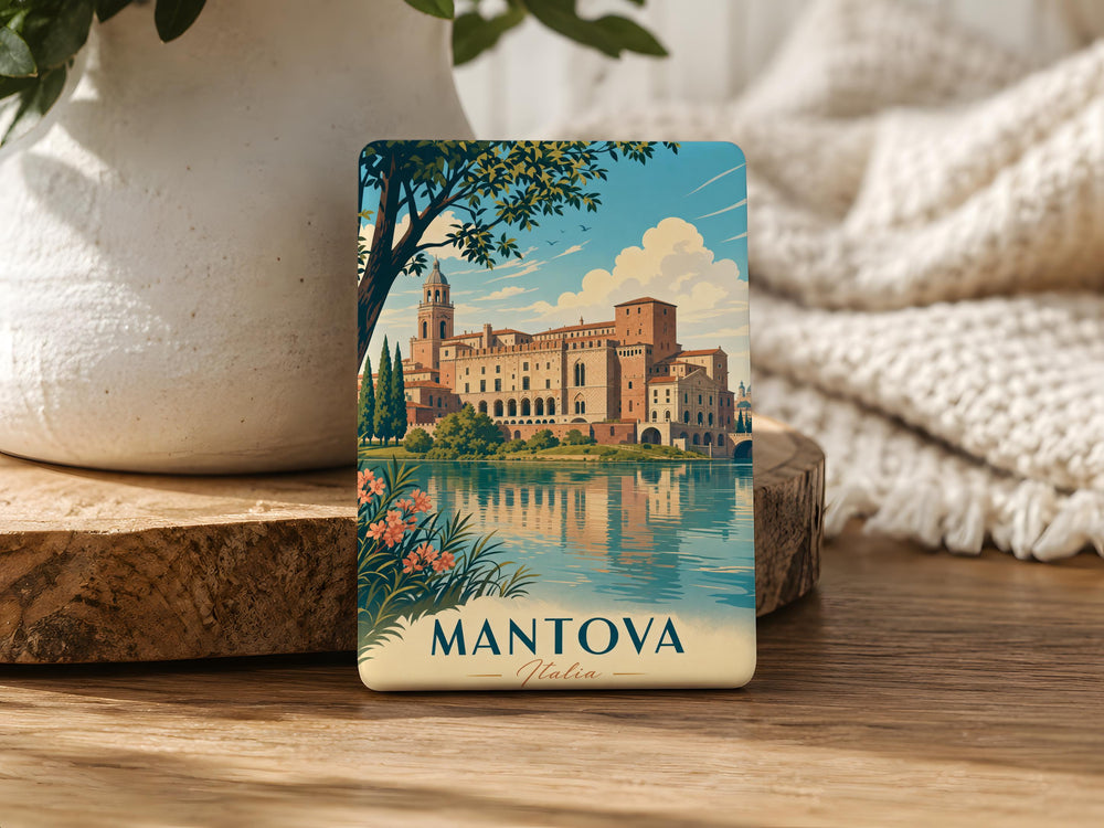 Palazzo Ducale Mantova Fridge Magnet, Mantua Italy Landmark Souvenir Magnet, Italian Palace Travel Keepsake Magnet