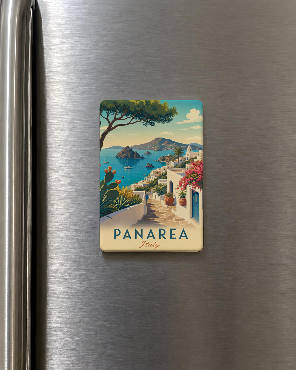 Panarea Island Fridge Magnet, Panarea Italy Souvenir Magnet, Aeolian Islands Travel Keepsake, Mediterranean Island Gift
