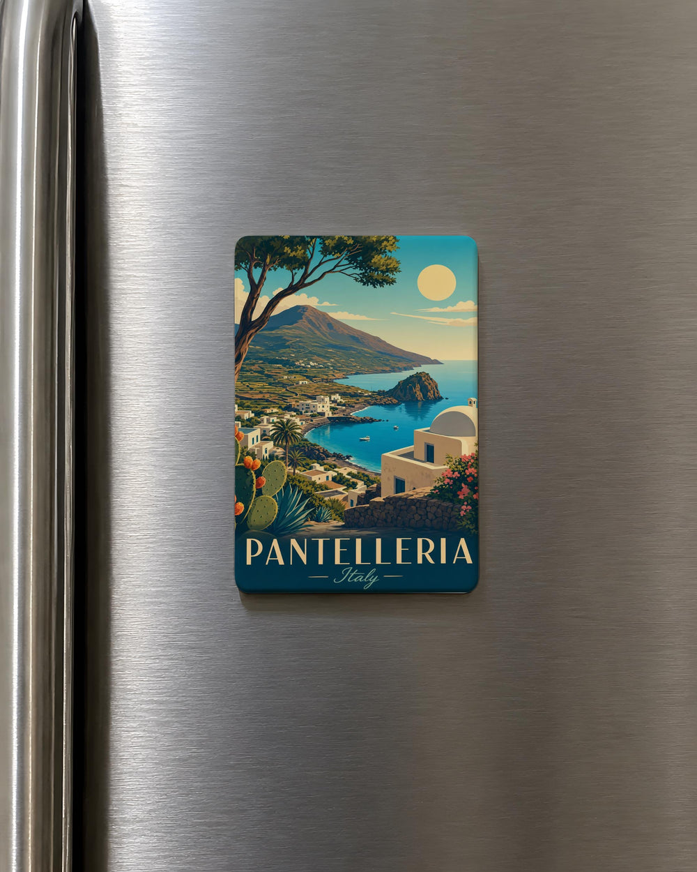 Pantelleria Italy Fridge Magnet, Pantelleria Island Souvenir Magnet, Sicily Travel Gift, Italian Vacation Keepsake, Kitchen Decor Magnet