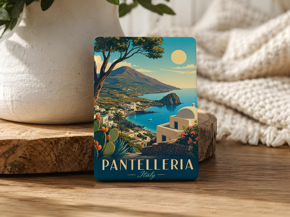 Pantelleria Italy Fridge Magnet, Pantelleria Island Souvenir Magnet, Sicily Travel Gift, Italian Vacation Keepsake, Kitchen Decor Magnet