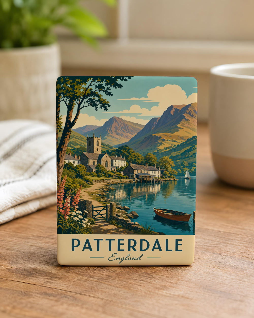 Patterdale England Fridge Magnet, Lake District Village Souvenir Magnet, Patterdale Travel Keepsake Magnet