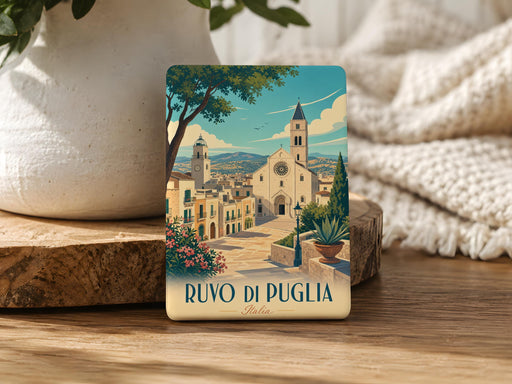 Ruvo di Puglia Italy Fridge Magnet, Ruvo di Puglia Souvenir Magnet, Italian Town Travel Keepsake Magnet