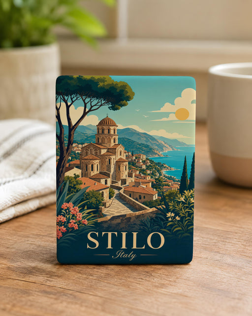 Stilo Italy Fridge Magnet, Stilo Calabria Souvenir Magnet, Italian Village Travel Keepsake, Italy Trip Gift, Refrigerator Magnet