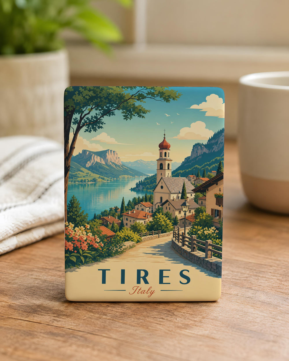 Tires Italy Fridge Magnet, Italian Tire Shop Travel Souvenir Magnet, Italy Road Trip Gift, Auto Enthusiast Kitchen Magnet