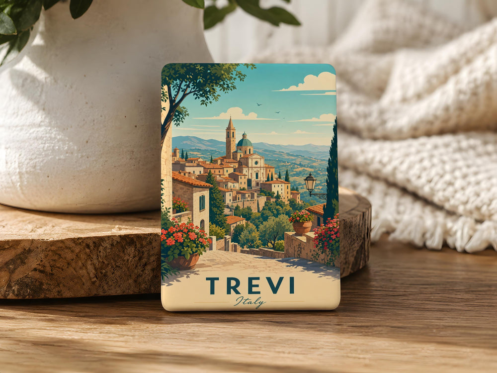 Trevi Italy Fridge Magnet, Trevi Fountain Rome Souvenir Magnet, Italy Travel Gift, Rome Landmark Keepsake Magnet