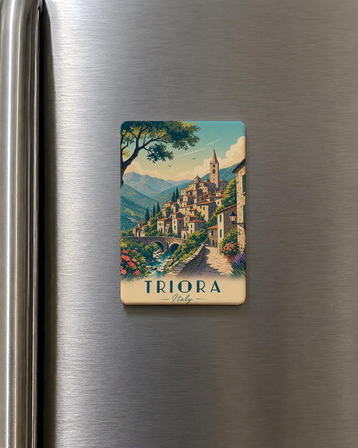 Triora Italy Fridge Magnet, Triora Village Souvenir Magnet, Italian Travel Keepsake, Liguria Italy Landmark Magnet