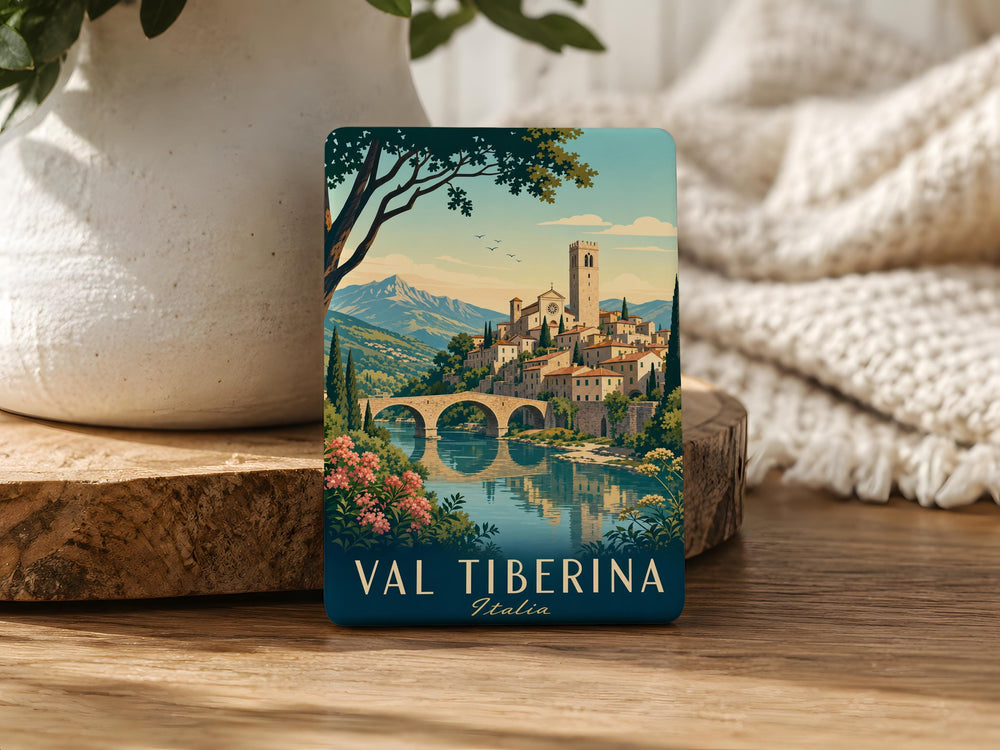 Val Tiberina Fridge Magnet, Tuscany Italy Valley Souvenir Magnet, Italian Countryside Travel Gift, Val Tiberina Keepsake Magnet