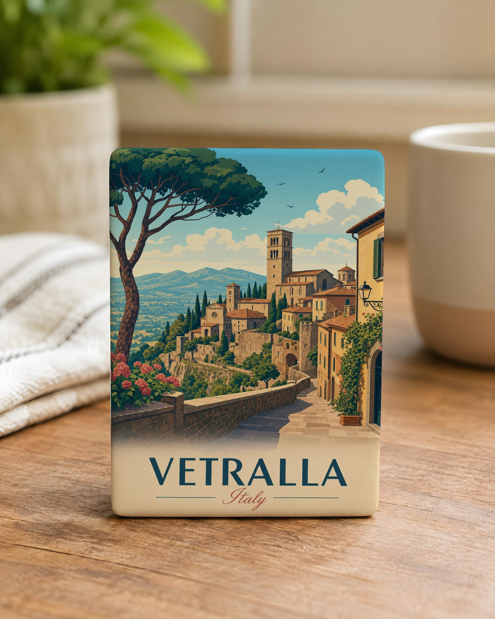 Vetralla Italy Fridge Magnet, Vetralla Souvenir Magnet, Lazio Italy Travel Gift, Italian Town Landmark Magnet, Italy Vacation Keepsake