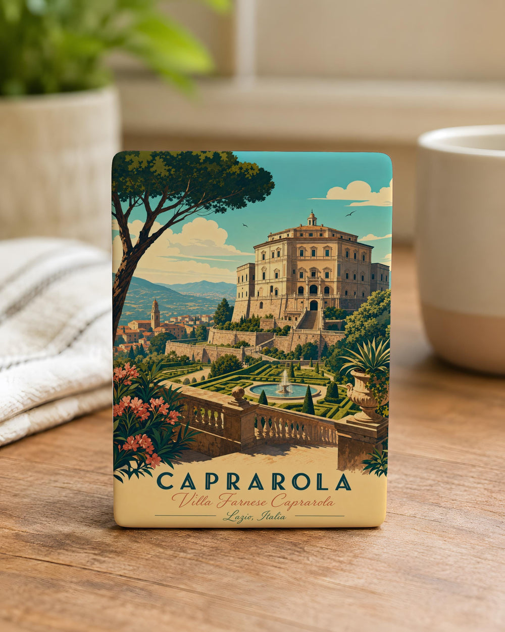 Villa Farnese Caprarola Fridge Magnet, Italian Renaissance Palace Landmark Souvenir Magnet, Caprarola Italy Travel Gift