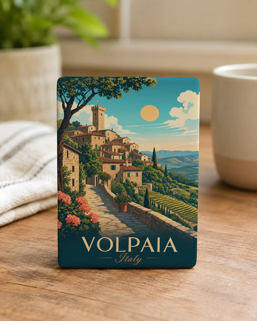 Volpaia Italy Fridge Magnet, Volpaia Village Souvenir, Tuscany Travel Gift, Italian Countryside Keepsake Magnet