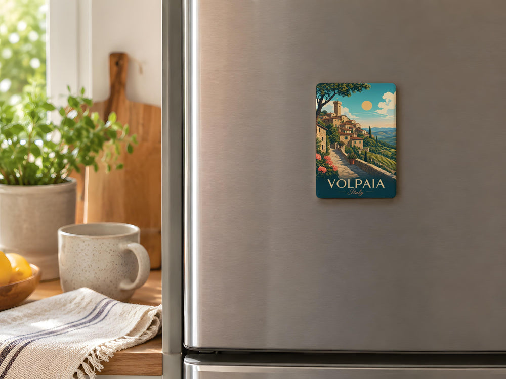 Volpaia Italy Fridge Magnet, Volpaia Village Souvenir, Tuscany Travel Gift, Italian Countryside Keepsake Magnet